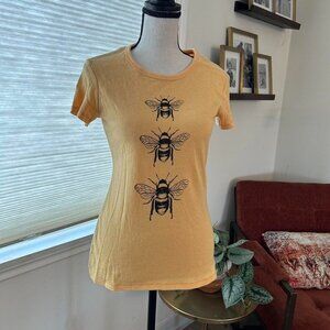 Women's Yellow and Orange T-shirt